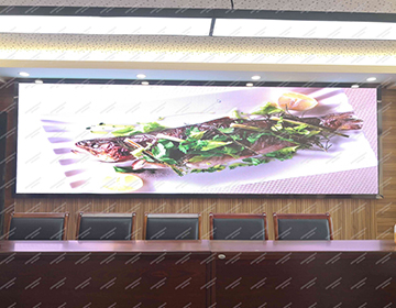 南京西善桥社区室内P2.5LED全彩+液晶拼接